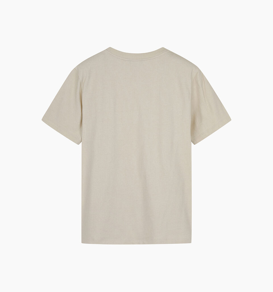 T-shirt over beige chiaro con stampa - sisley k  t shirt manica corta - Beige | Sisley K image number 2